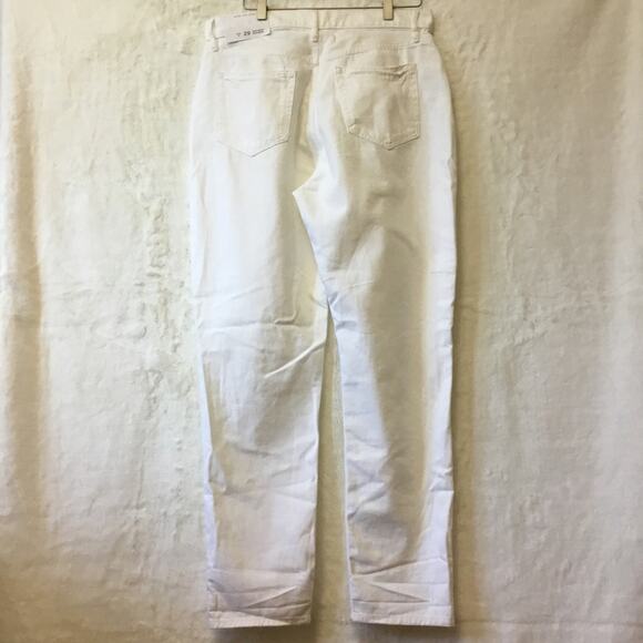 Loft White High Waist Boyfriend Jeans - Picture 11 of 15